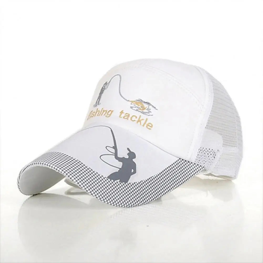 Outdoor Sport Baseball Cap Spring and Summer Men Women Fashion Outdoor Sun Protection Tackle Mesh Baseball Cap Fishing Hat