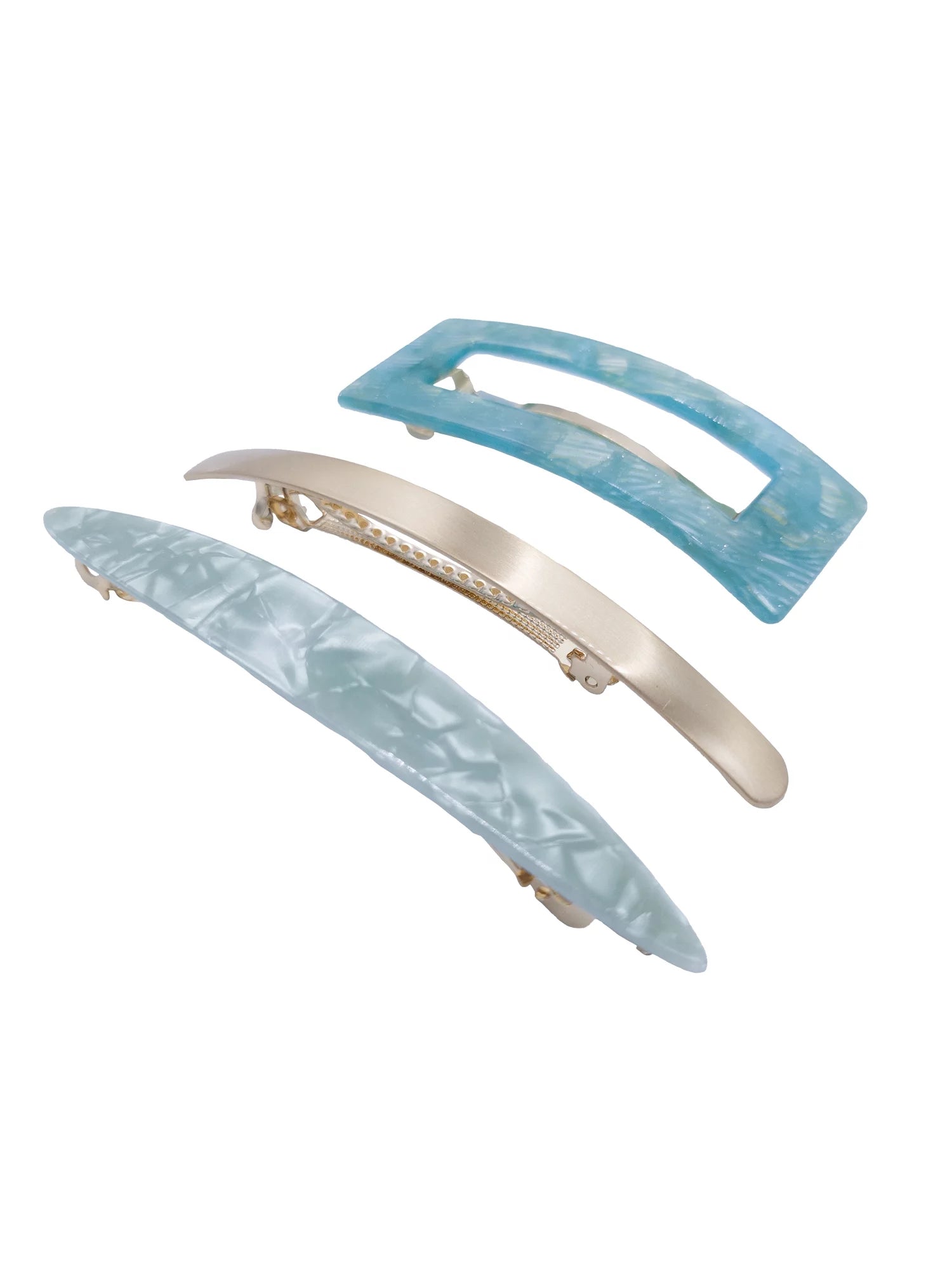 Women'S Barrette, 3 Pack, Green