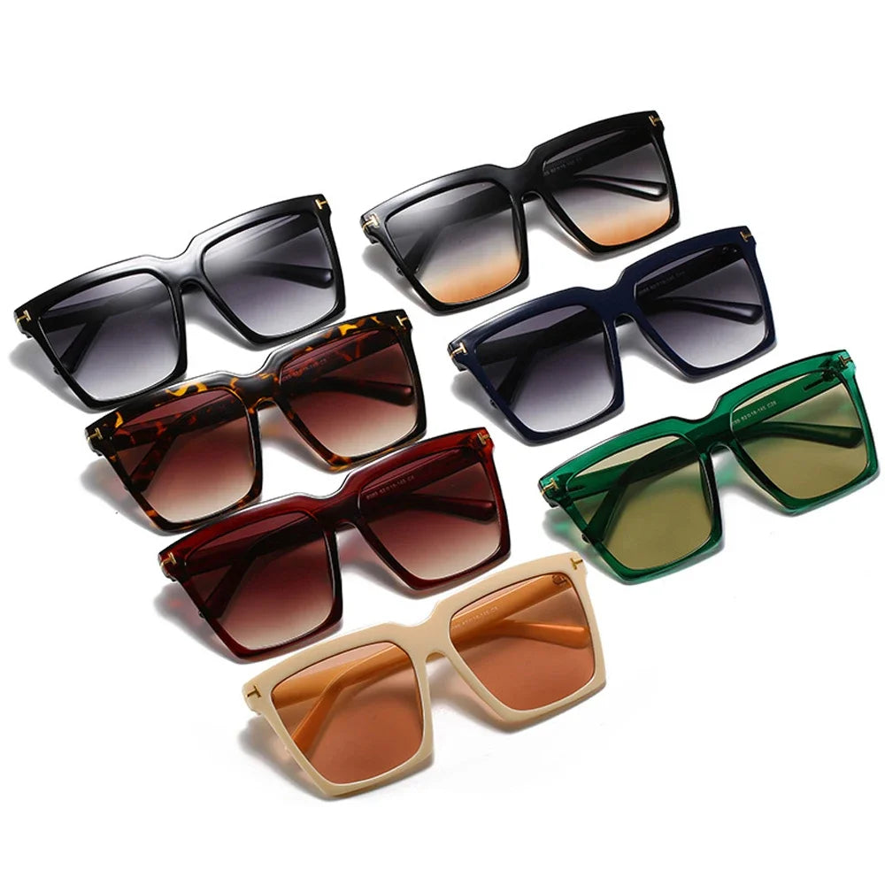 Fashion Square Sunglasses Designer Luxury Women'S Cat Eye Sunglasses Classic Retro Glasses UV400