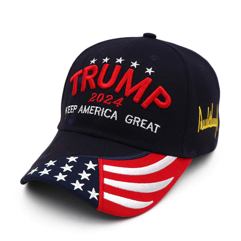 Donald Trump Hat Camouflage Cap Keep America Great MAGA Hat President 2024 American Flag USA Baseball Caps