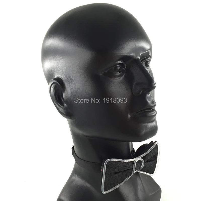 New Style 6 Lighting Colors Available Light up LED Bow Tie Glowing Men Bow Tie for Glow Party Costume Props Nightclub Supplies