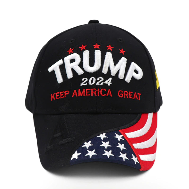 Donald Trump Hat Camouflage Cap Keep America Great MAGA Hat President 2024 American Flag USA Baseball Caps