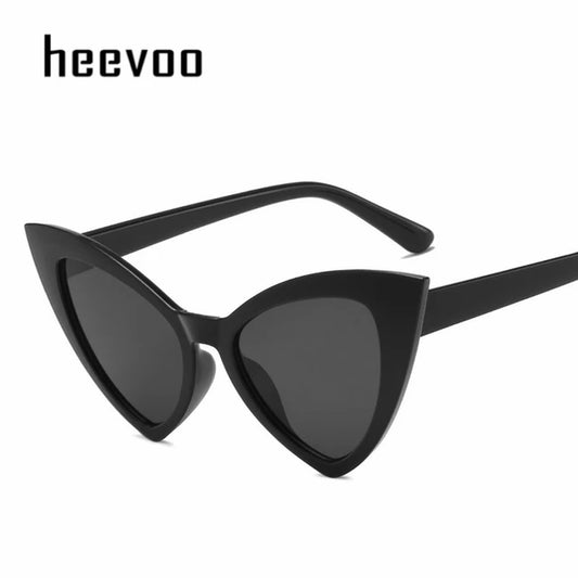 Cat Eye Sunglasses Sexy Women Vintage Retro Cateye Frame Black Brand Colorful Eyewear for Female Oculos De Sol