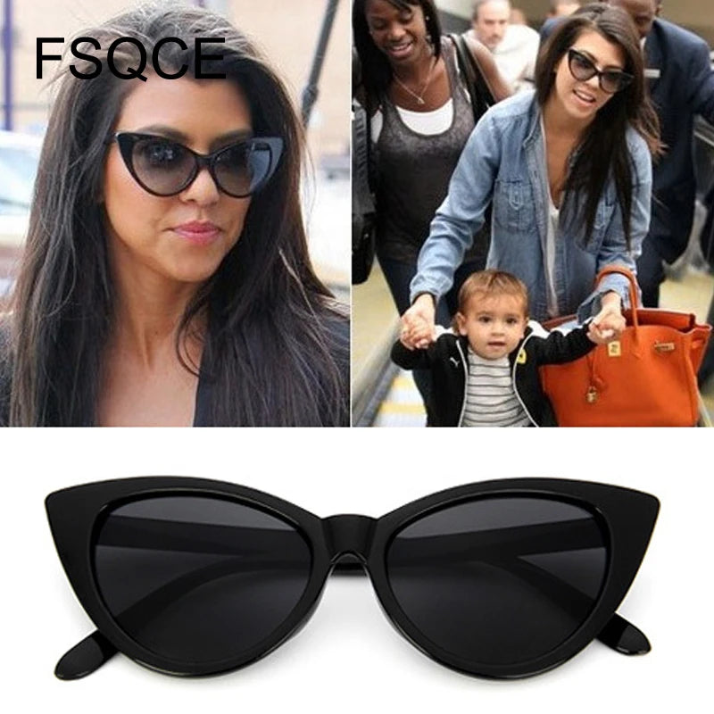 2021 Retro Cat Eye Sun Glasses New Women Cateye Sunglasses Luxury Brand Designer Vintage Gradient Female Eyewear UV400