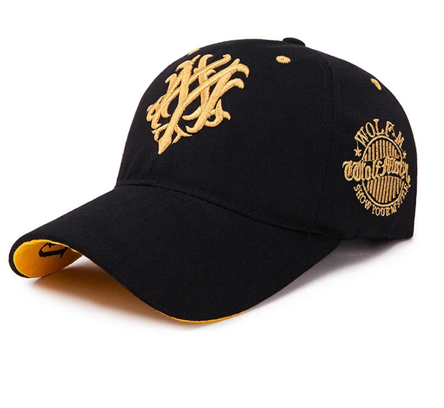 Men'S Baseball Hat Wolf 3D Embroidery Cap Male Popular Snapback Women'S Summer Hat Hip-Hop Capssports Sun Hat BQM042